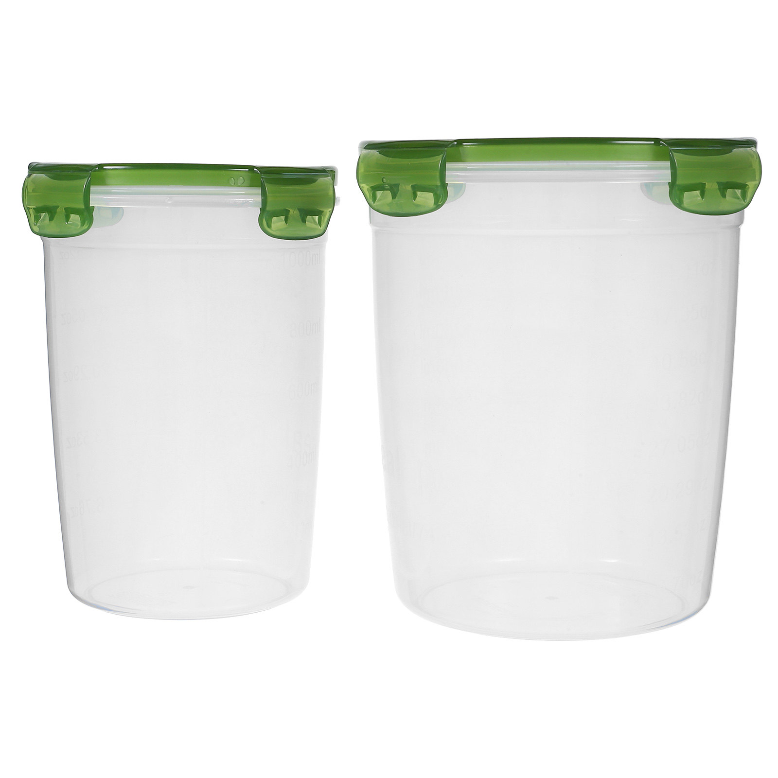 Coffee Tea Sugar - 2 contenitori ermetici in plastica PP