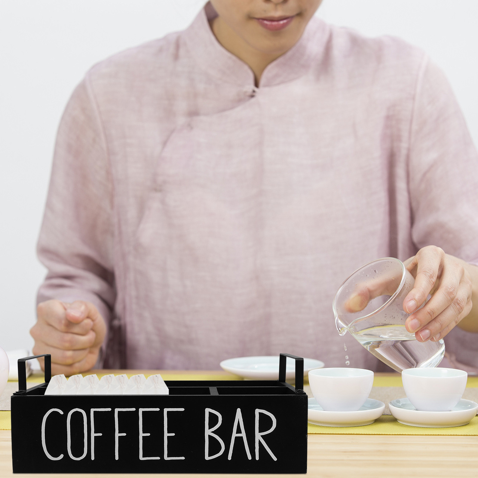 Organizzatore in legno per bus - Coffee Tea Sugar recensione e prezzo