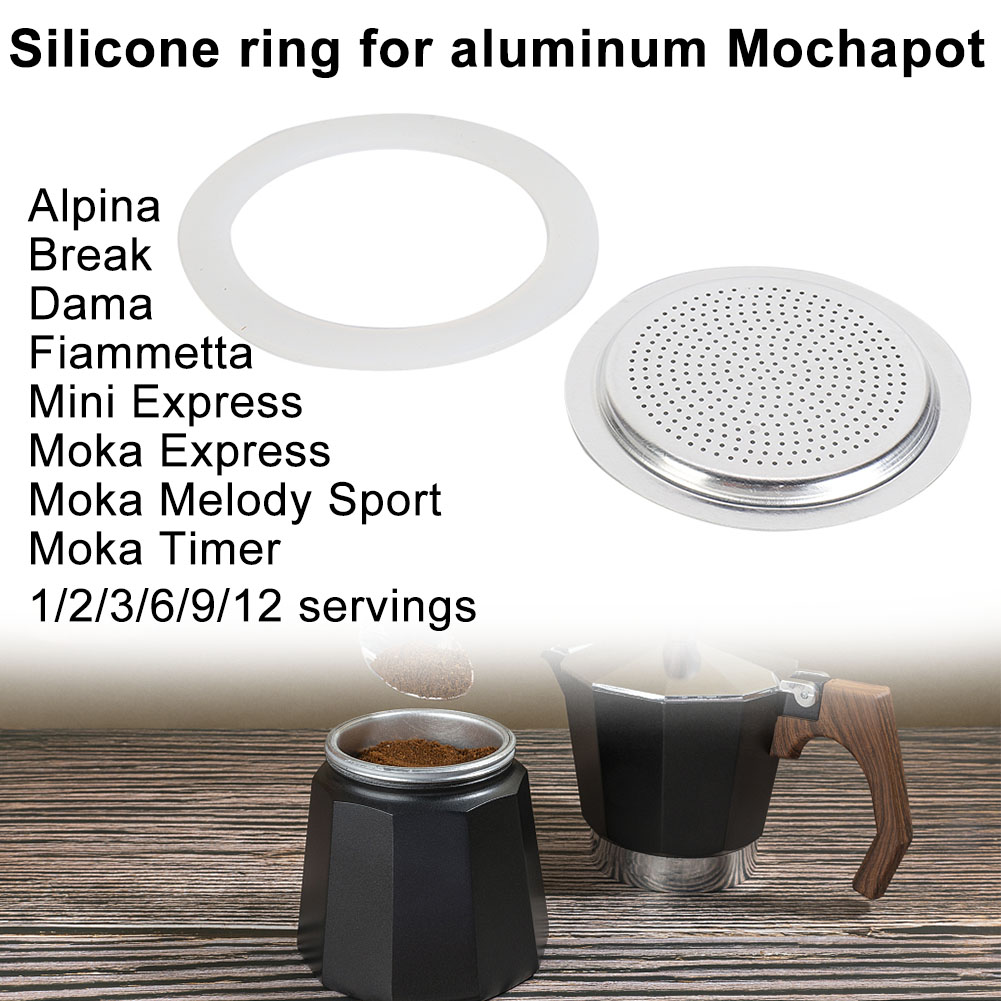 1 Set guarnizione di tenuta in - Moka Pot Stove recensione e prezzo