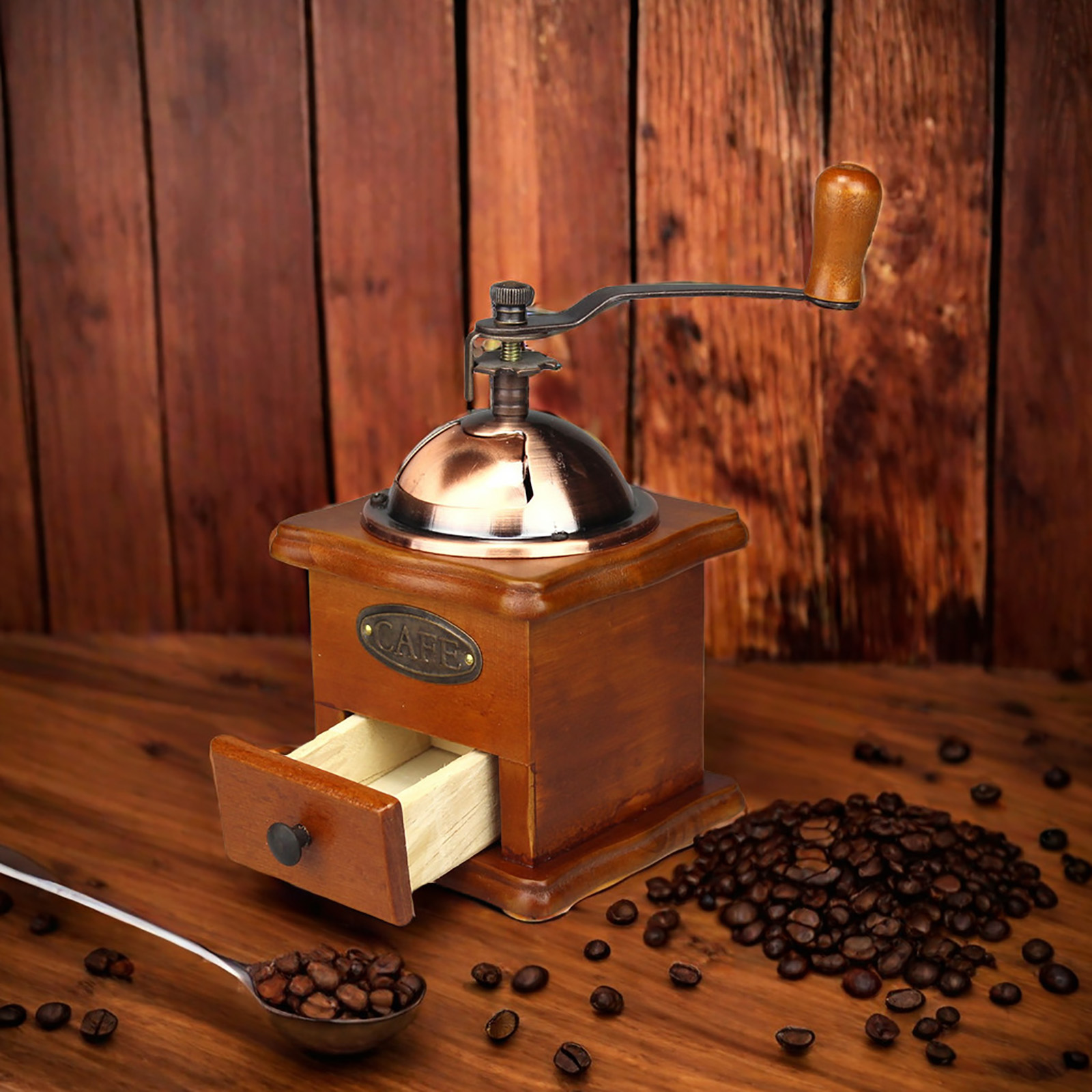 Macinacaffè manuale antico, ma - Burr Hand Grinder recensione e prezzo